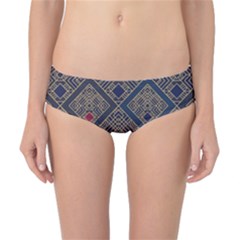 Pattern Seamless Antique Luxury Classic Bikini Bottoms