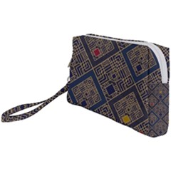 Pattern Seamless Antique Luxury Wristlet Pouch Bag (small)