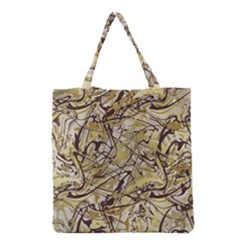 Marble Texture Pattern Seamless Grocery Tote Bag