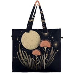 Flowers Space Canvas Travel Bag