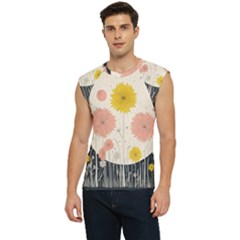 Space Flowers Universe Galaxy Men s Raglan Cap Sleeve T-shirt