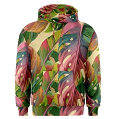 Monstera Colorful Leaves Foliage Men s Core Hoodie