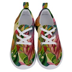 Monstera Colorful Leaves Foliage Running Shoes by Maspions