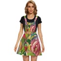 Monstera Colorful Leaves Foliage Apron Dress View1