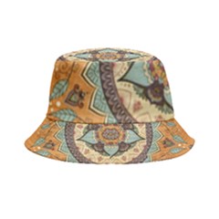 Mandala Floral Decorative Flower Inside Out Bucket Hat by Maspions