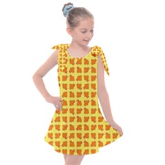 Pattern Shorts Watermelon Design Kids  Tie Up Tunic Dress