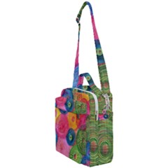 Colorful Abstract Patterns Crossbody Day Bag by Maspions