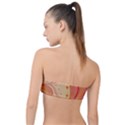 Lines Abstract Colourful Design Classic Bandeau Bikini Top  View2