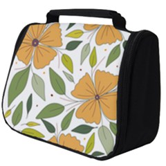 Flower Petal Plant Leaves Full Print Travel Pouch (big)