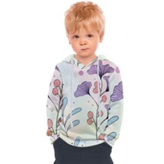 Flower Paint Flora Nature Plant Kids  Overhead Hoodie by Maspions