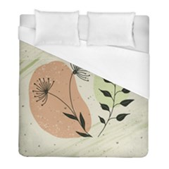 Flora Floral Flower Nature Plant Doodle Duvet Cover (full/ Double Size)