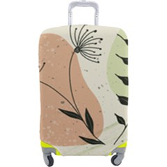 Flora Floral Flower Nature Plant Doodle Luggage Cover (large)