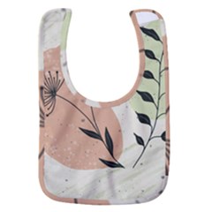 Flora Floral Flower Nature Plant Doodle Baby Bib