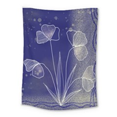 Flower Nature Abstract Art Medium Tapestry