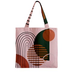 Line Forms Art Drawing Background Zipper Grocery Tote Bag