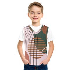 Line Forms Art Drawing Background Kids  Basketball Tank Top