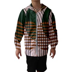 Line Forms Art Drawing Background Kids  Hooded Windbreaker