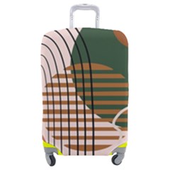 Line Forms Art Drawing Background Luggage Cover (medium) by Maspions