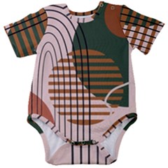 Line Forms Art Drawing Background Baby Short Sleeve Bodysuit