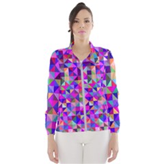 Floor Colorful Triangle Women s Windbreaker by Maspions