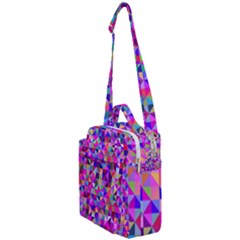 Floor Colorful Triangle Crossbody Day Bag