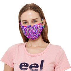 Floor Colorful Triangle Crease Cloth Face Mask (adult) by Maspions