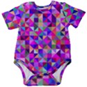 Floor Colorful Triangle Baby Short Sleeve Bodysuit View1