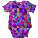 Floor Colorful Triangle Baby Short Sleeve Bodysuit View2