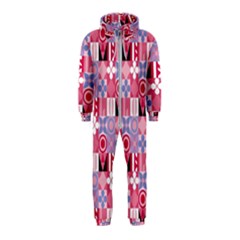 Scandinavian Abstract Pattern Hooded Jumpsuit (kids)