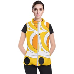 Abstract Pattern Women s Puffer Vest