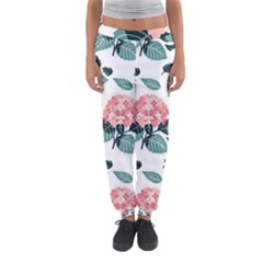 Flowers Hydrangeas Women s Jogger Sweatpants by Maspions