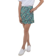 Illustration Pattern Seamless Kids  Tennis Skirt