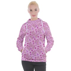 Illustration Pattern Seamless Women s Hooded Pullover