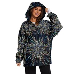 Ice Crystal Background Shape Frost Women s Ski And Snowboard Waterproof Breathable Jacket