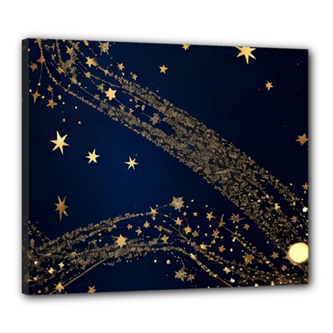Starsstar Glitter Canvas 24  X 20  (stretched)