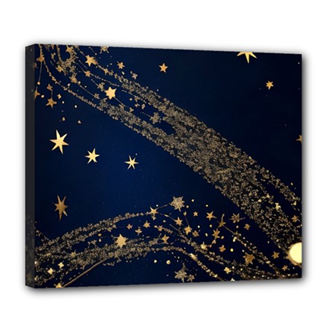 Starsstar Glitter Deluxe Canvas 24  X 20  (stretched) by Maspions