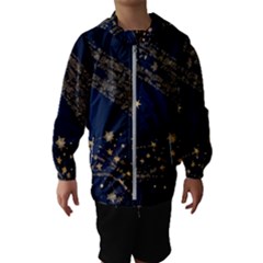 Starsstar Glitter Kids  Hooded Windbreaker by Maspions