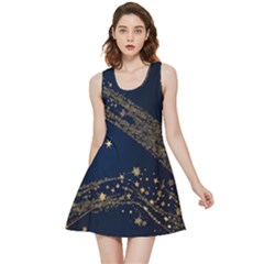 Starsstar Glitter Inside Out Reversible Sleeveless Dress