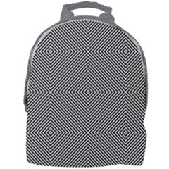 Abstract Diagonal Stripe Pattern Seamless Mini Full Print Backpack by Maspions