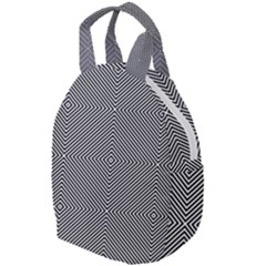 Abstract Diagonal Stripe Pattern Seamless Travel Backpack