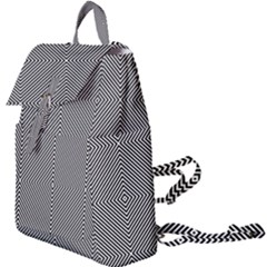 Abstract Diagonal Stripe Pattern Seamless Buckle Everyday Backpack