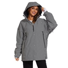 Abstract Diagonal Stripe Pattern Seamless Women s Ski And Snowboard Waterproof Breathable Jacket by Maspions