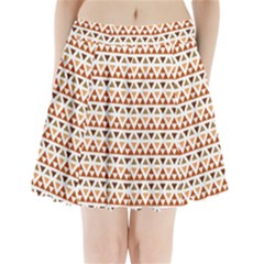 Geometric Tribal Pattern Design Pleated Mini Skirt