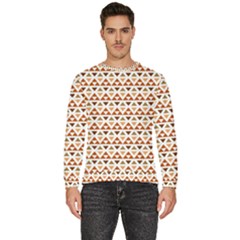 Geometric Tribal Pattern Design Men s Fleece Sweatshirt