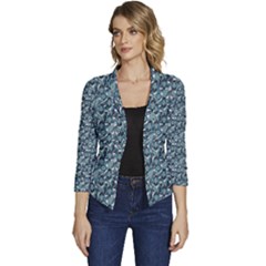 Paisley 1 Women s Casual 3/4 Sleeve Spring Jacket by DinkovaArt