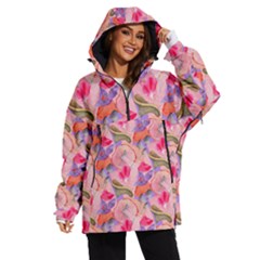 Pink Glowing Flowers Women s Ski And Snowboard Waterproof Breathable Jacket by Sparkle