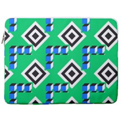 Beauitiful Geometry 17  Vertical Laptop Sleeve Case With Pocket