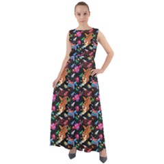 Beautiful Pattern Chiffon Mesh Boho Maxi Dress