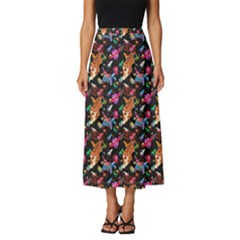 Beautiful Pattern Classic Midi Chiffon Skirt