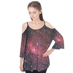 Ngc7635 Flutter Sleeve T-shirt 